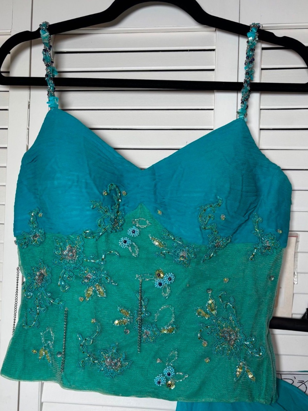 Y2K 100% silk Bzar mermaid fairy set - Picture 3 of 4